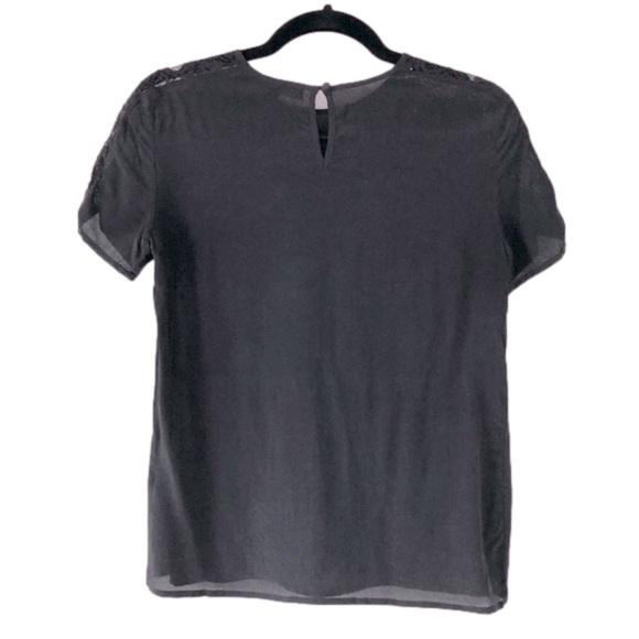 French Connection Silk and Lace Blouse - S - Picture 2 of 7